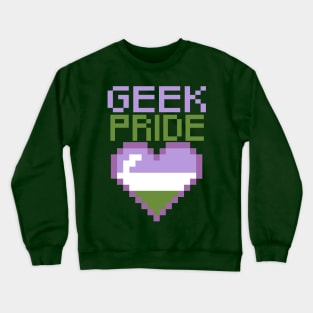 Geek Pride - GenderQueer Pride Crewneck Sweatshirt